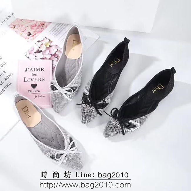 DIOR迪奧 秋季新款 鑽石眼睛 工藝圖案 女單鞋 QZS2025